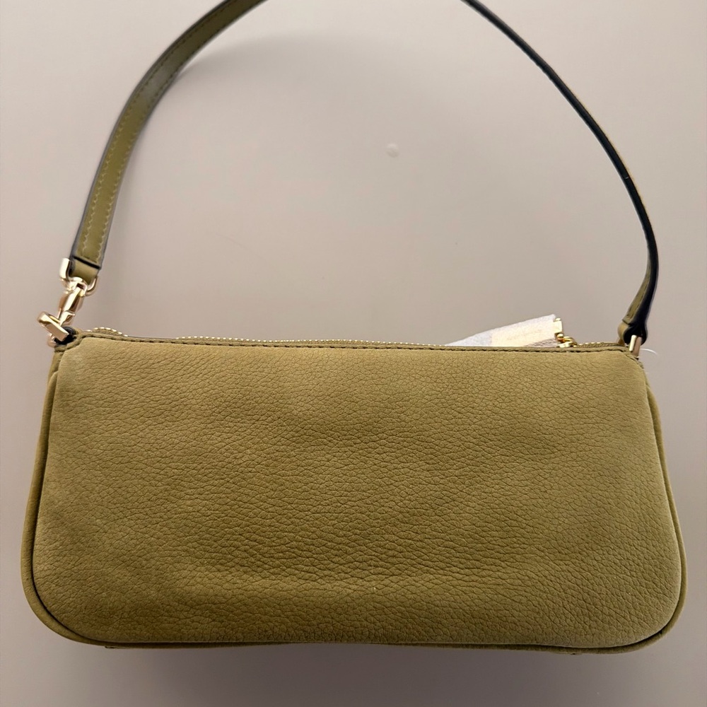 Michael Kors Zoe Small Suede Convertible Pochette Shoulder Bag - Picture 4 of 4